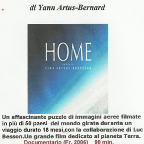 Proiezione: "HOME, LA NOSTRA TERRA"