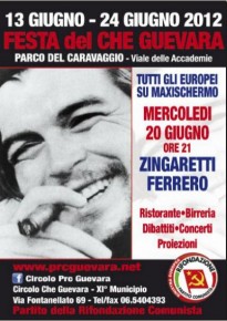 13 GIUGNO - 24 GIUGNO: FESTA DEL CIRCOLO PRC "CHE GUEVARA"