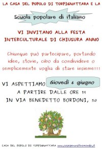 FESTA INTERCULTURALE DI CHIUSURA ANNO SCOLASTICO FESTA INTERCULTURALE DI CHIUSURA ANNO SCOLASTICO