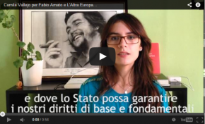 Video messaggio dal Cile della compagna Camila Vallejo per L'Altra Europa con Tsipras e Fabio Amato