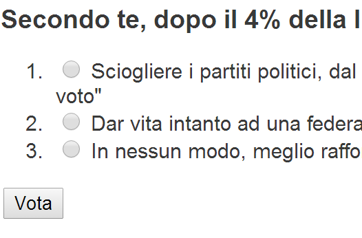 sondaggio