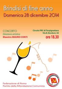Concertone 2014 : Brindisi di fine anno