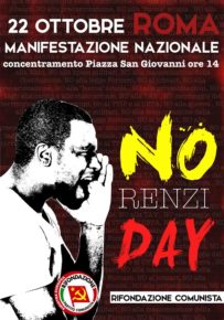 NO RENZI DAY NO RENZI DAY