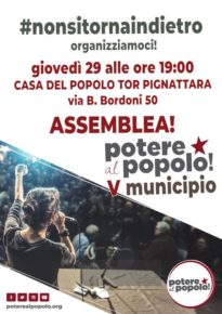 #NONSITORNAINDIETRO #NONSITORNAINDIETRO