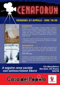 Cenaforum – secondo appuntamento 21 Aprile 2023