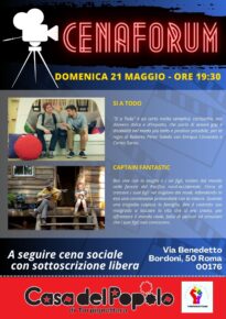 Cenaforum - Domenica 21 Maggio ore 19,30