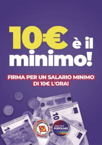 Continua la raccolta firme per Salario Minimo a 10 Euro - affrettatevi a firmare