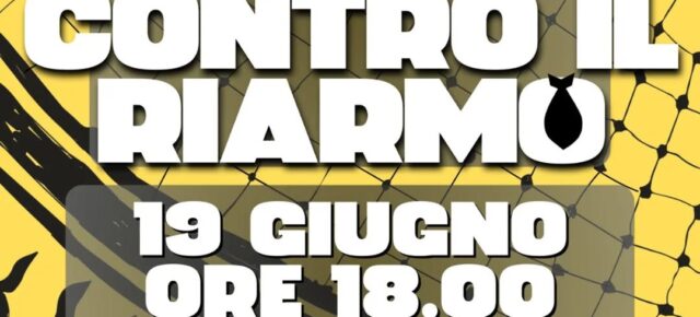 Giovani Contro il Riarmo - 19 Giugno ore 18
