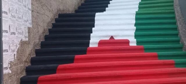 RIFONDAZIONE COMUNISTA AL CIRCO MASSIMO CONTRO IL GENOCIDIO IN PALESTINA E LA COMPLICITÀ DELLO SPORT
